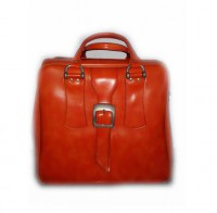 Vintage Grote oranje Shopper 